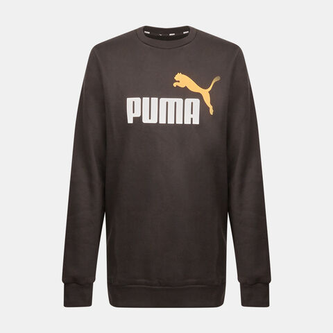 Sudadera de cuello redondo puma, Negro Sudadera de cuello redondo puma, Negro